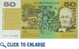 $50 Paper series banknote
