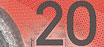 Part of $20 Banknote